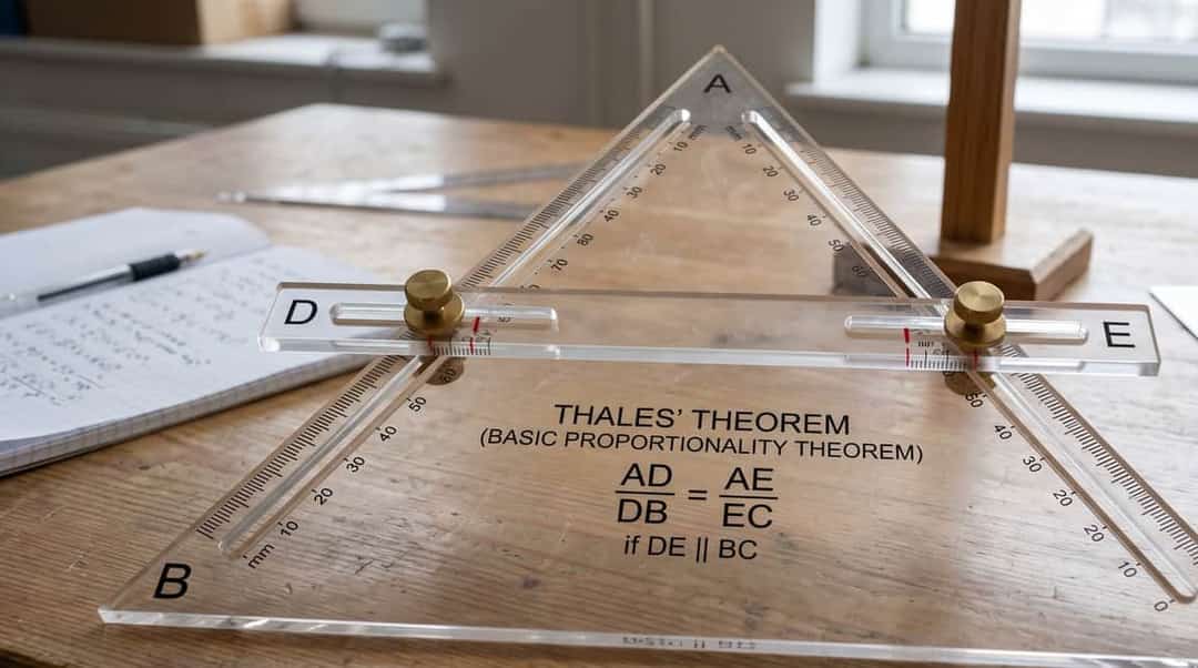 Basic Proportionality Theorem (Thales' Theorem) Verification