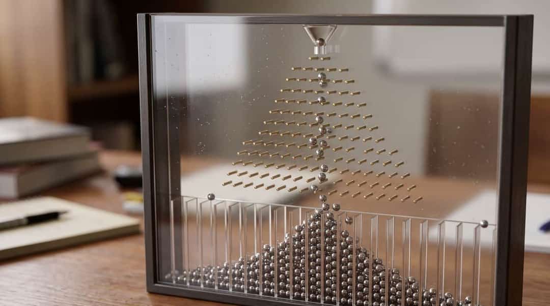Galton Board & Experimental Verification of Normal Distribution