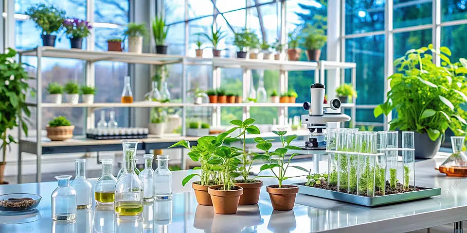 Interactive experiential learning interface showcasing NEP 2020 practical science modules
